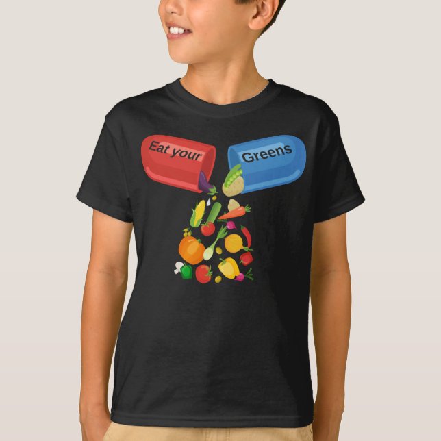 Camiseta Coma Seus Verdes Veggie Pill Nutrition Saudável Co (Frente)