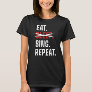 Camiseta Coma Sing Repeat Opera-Singer Premium