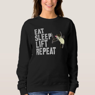 Camiseta Coma Sleep Elevação Repetição Elevação de Pesos Ev