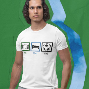 Camiseta Coma Sleep Jogue Futebol