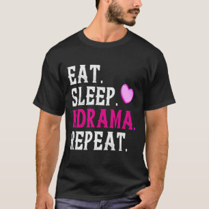 Camiseta Coma Sleep Kdrama Repete Hoodie Cute Coreano Drama