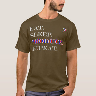 Camiseta Coma Sleep Produz Repeat Bass Music Produtor