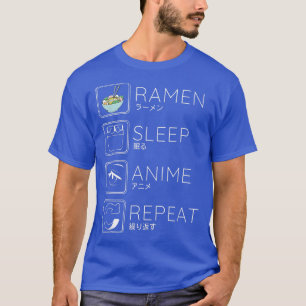 Camiseta Coma Sleep Ramen Anime Noodles Kawaii Japonês