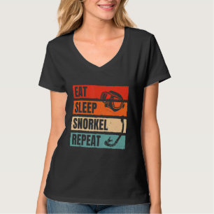 Camiseta Coma Snorkel Repetindo Scuba Diver Merging Snorke
