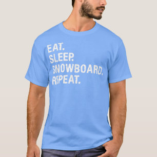Camiseta Coma Snowboard Repetindo Snowboard Snowboard Snowb