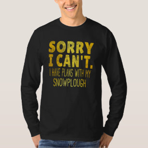Camiseta Coma Snowplow Repetir Texto Dourado Snow Plow T
