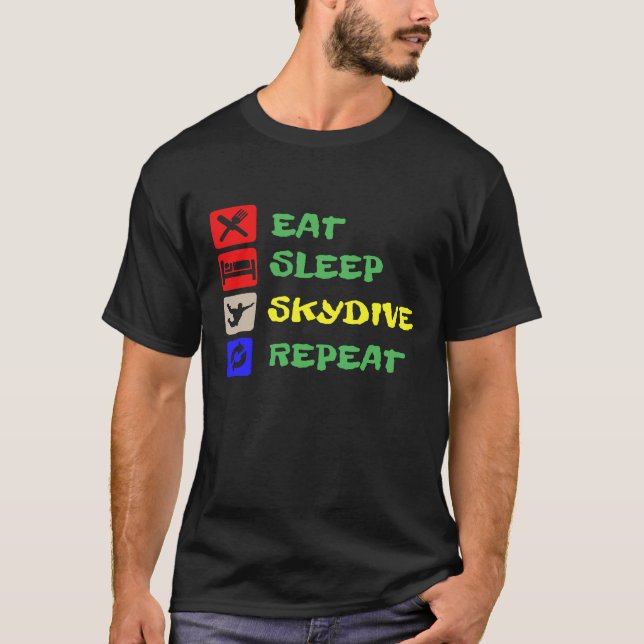 CAMISETA COMA SONHAR SKYDIVE (Frente)