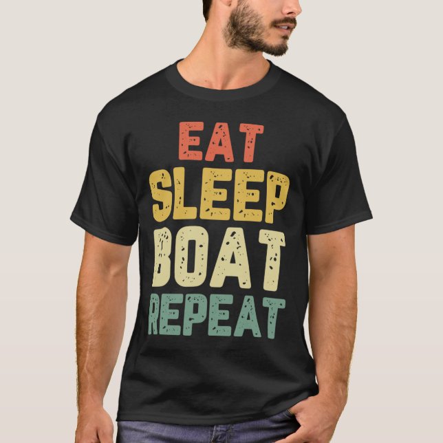 Camiseta Coma Sonho Barco Repita Pesca Embarcação Vela Barc (Frente)