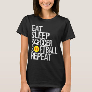 Camiseta Coma Sonho Futebol Mole Repita Divertido Ll 