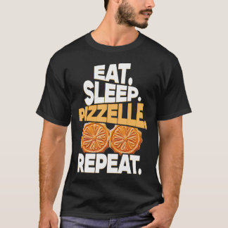 Camiseta Coma Sonho Pizzelle Repita Biscoito Waffle Italian