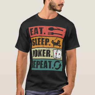 Camiseta Coma Sonho Poker Repita Amante do Poker