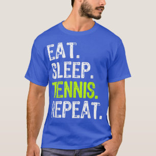 Camiseta Coma Sonho Tênis Repita Amante de Jogador Engraçad
