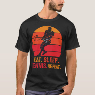 Camiseta Coma Sonho Tênis Repita Pôr do Sol Retrô