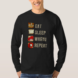 Camiseta Coma Sonho Wagyu Repita Carne Bovinos Carne Wagyu