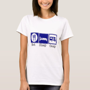 Camiseta Coma. Sono, acampamento