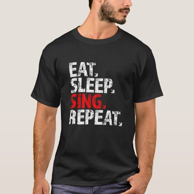 Camiseta Coma Sono Cantando Repetir Vox Frontman Vox Vocali (Frente)