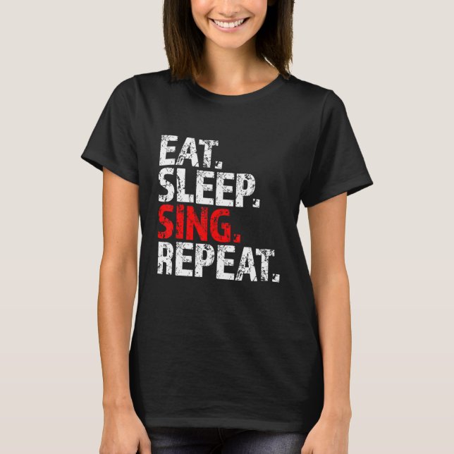 Camiseta Coma Sono Cantando Repetir Vox Frontman Vox Vocali (Frente)