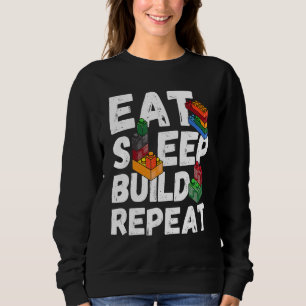 Camiseta Coma Sono Construa Repetir Blocos de Construção Br