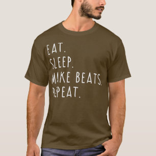Camiseta Coma Sono Faça Beats Repetir Música Produtora