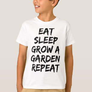 Camiseta Coma Sono Faça Um Jardim Repetir Jogo Engraçado 1