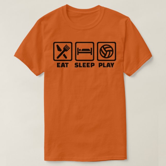 Camiseta Coma Sono Jogue Voleibol (Frente do Design)