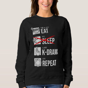 Camiseta Coma Sono K-Drama Repetir Drama Coreano KDrama