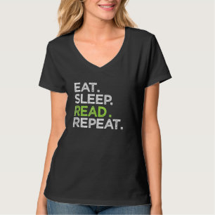 Camiseta Coma Sono Leia Repetir Livros de Amor Lendo
