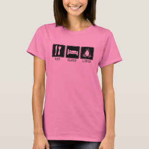Camiseta Coma. Sono. Linux.