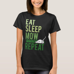 Camiseta Coma Sono Mow Repete A Paisagem Engraçada De Corte