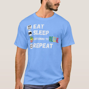 Camiseta Coma Sono Ouvindo Reggae Repetir