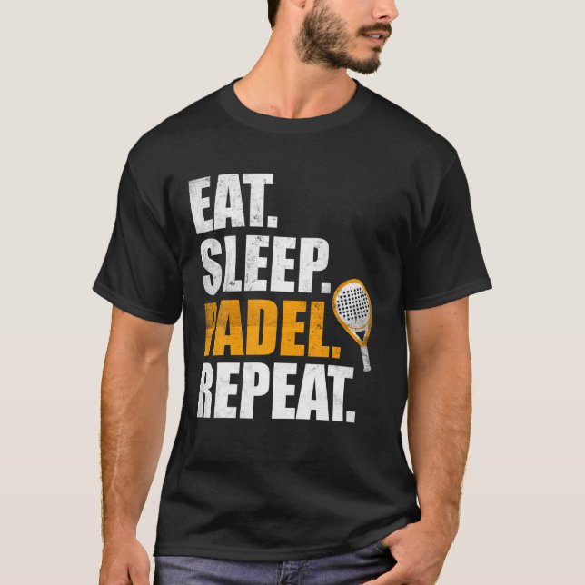 Camiseta Coma Sono Padel Repetir Presente do Ventilador do  (Frente)