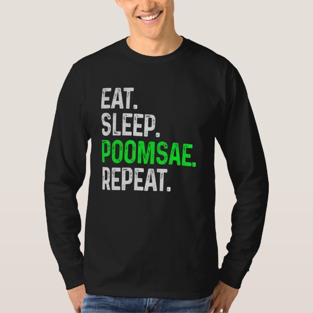 Camiseta Coma sono Repetir Combate às Artes Marciais (Frente)