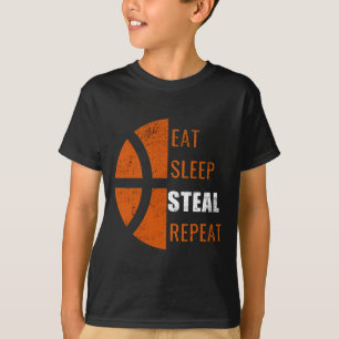 Camiseta Coma Sono Roubar Repetir Diversão De Bysketbyll Me