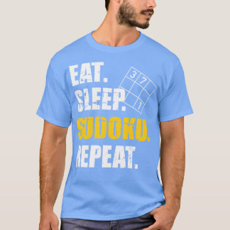 Camiseta Coma sono sudoku repetir