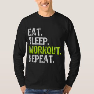 Camiseta Coma Sono Trabalhando Repetir Engraçado Trabalhar