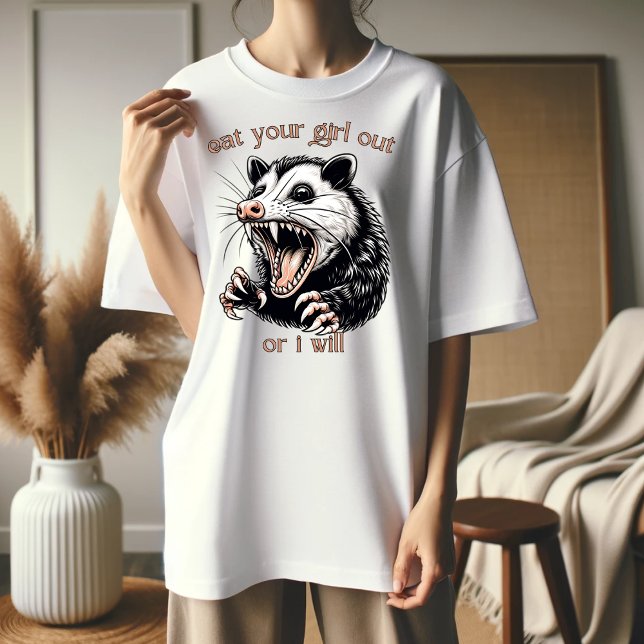 Camiseta Coma sua garota ou eu vou (Criador carregado)