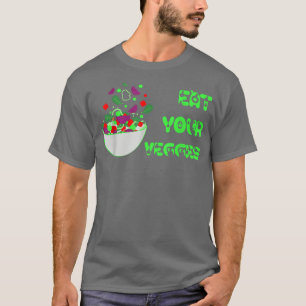 Camiseta Coma suas vegetações vegetarianas vegetarianas veg
