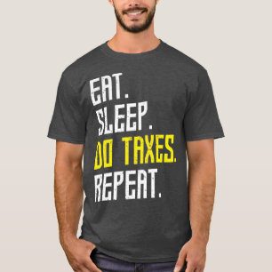 Camiseta Coma Suspender Impostos Repetir Imposto