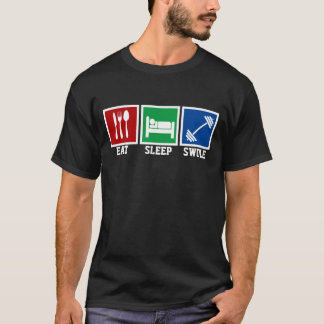 Camiseta Coma Suspensão Sonolência Pesos do Elevador