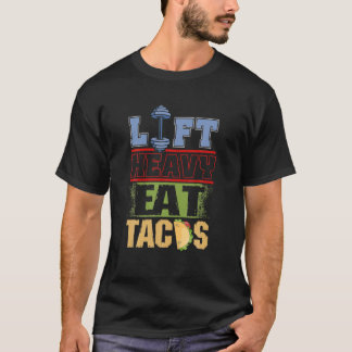 Camiseta Coma Tacos Taco Amantes Dons Ideias Taco Workout