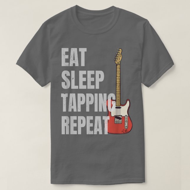 Camiseta Coma Tapping Repeticionário Guitarrista 6 (Frente do Design)