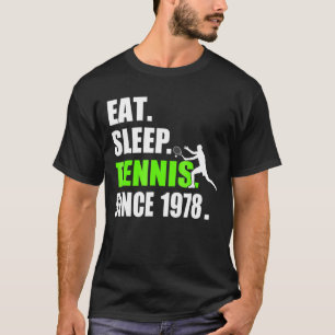 Camiseta Coma Tênis De Sono Desde 1978 aniversário de 40 an