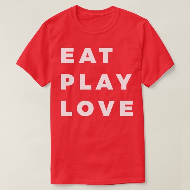 Camiseta Coma Tocar Amor (Frente do Design)