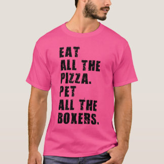 Camiseta Coma Toda A Pizza Pet Todas As Boxers Adb018I