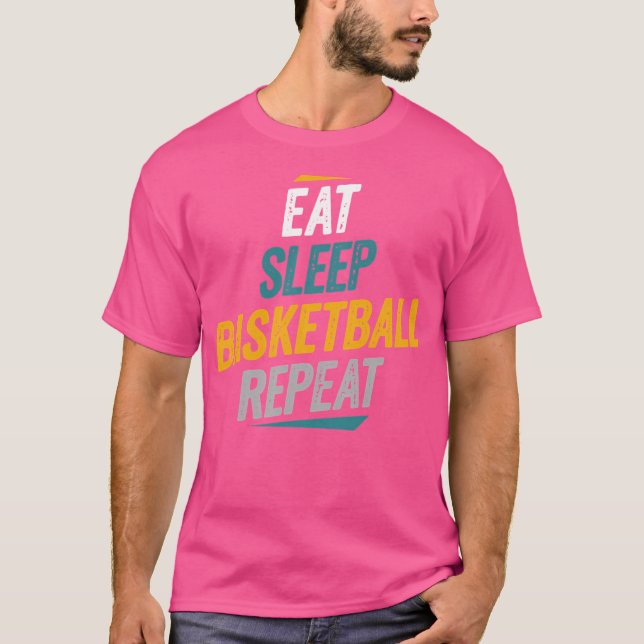Camiseta Coma torcedores de basquete repetem jogadores de b (Frente)
