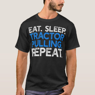 Camiseta Coma Trator De Sono Puxando Repetidamente Farmador