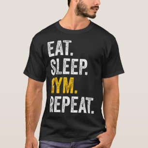 Camiseta Coma Treino Academia Repita Fitness Musculação