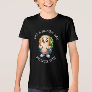 Camiseta Coma um dia de Hoagie, feriados de Comida engraçad