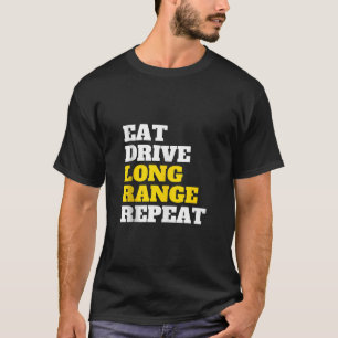 Camiseta Coma unidade de longa distância Repete IPSC Speed