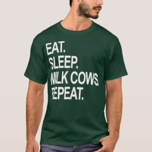 Camiseta Coma Vacas De Leite No Sono Repetem Agricultores E